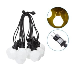 B.V.  - LED Venkovní dekorační řetěz 10xLED/8m IP44 teplá bílá