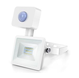 B.V.  - LED Reflektor se senzorem LED/10W/230V 4000K IP65 bílá