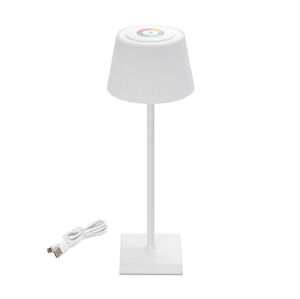 B.V.  - LED RGBW Venkovní stmívatelná nabíjecí lampa 4W/5V 3600mAh bílá IP54