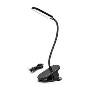B.V.  - LED Stmívatelná nabíjecí stolní lampa s klipem LED/2,5W/5V černá