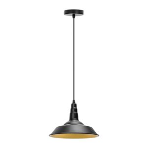 B.V.  - Lustr na lanku 1xE27/60W/230V černá B10305MO9