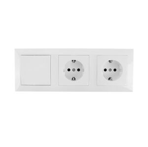 B.V.  - SADA 2x Zásuvka domovní se spínačem 2x16A/250V SCHUKO