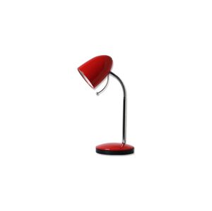 - Stolní lampa 1xE27/36W/230V červená/chrom