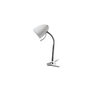 - Stolní lampa s klipem 1xE27/36W/230V bílá/chrom