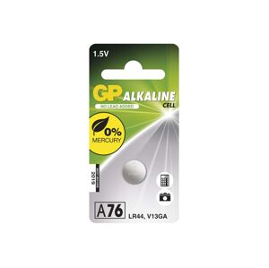 Alkalická baterie knoflíková A76 GP ALKALINE 1,5V/110 mAh B13762