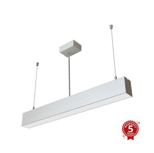 APLED APLED - LED Lustr na lanku LOOK LED/23W/230V 4000K 60 cm stříbrná