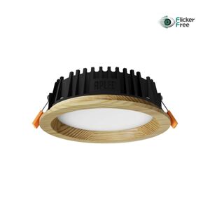 APLED APLED - LED Podhledové svítidlo RONDO LED/6W/230V 3000K pr. 15 cm borovice masiv