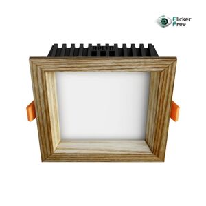 APLED APLED - LED Podhledové svítidlo SQUARE LED/6W/230V 3000K 12x12 cm jasan masiv