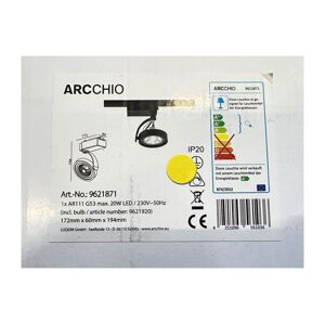 Arcchio Arcchio - LED Bodové svítidlo do lištového systému RICK AR111 1xG53/13W/230V