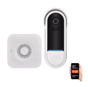 Bezdrátový videozvonek se senzorem pohybu GoSmart 5V 3xAA IP65 Wi-Fi Tuya