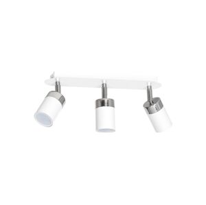 Stolní lampa s USB konektorem 1xE27/60W/230V bílá