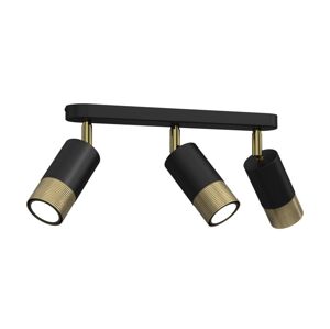 Bodové svítidlo LINK 3xGU10/8W/230V černá/mosaz
