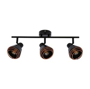 Bodové svítidlo NERIA 3xE14/40W/230V černá/měděná
