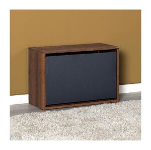 Adore Furniture Botník 42x60 cm hnědá/antracit