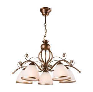 Brilagi Brilagi - LED Lustr na řetězu ANTICO 5xE27/60W/230V bronz patina