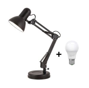 Brilagi Brilagi - LED Stolní lampa ROMERO 1xE27/10W/230V černá