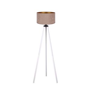 Brilagi Brilagi - Stojací lampa VELVET 1xE27/60W/230V bílá/béžová