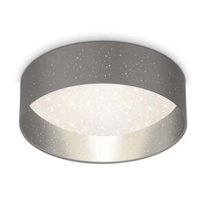 Briloner Briloner 3882-014 - LED Stropní svítidlo MAILA STARRY LED/18W/230V šedá/stříbrná