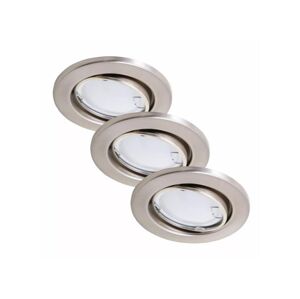 Briloner Briloner 7221-032 - SADA 3x LED Koupelnové svítidlo 1xGU10/3W/230V matný chrom