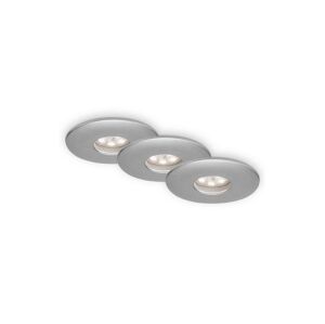 Briloner Briloner 7240-039 -SADA 3x LED Koupelnové podhledové svítidlo LED/1,8W/230V IP44