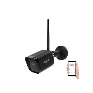 iGET Chytrá venkovní kamera se senzorem Full HD 1080p 12V IP65 Wi-Fi Tuya černá