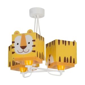 Dalber Dalber 64567 - Dětský lustr LITTLE TIGER 3xE27/60W/230V