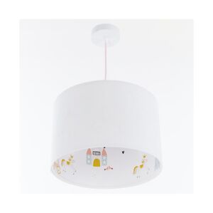 Dětský lustr na lanku SWEET DREAMS 1xE27/60W/230V pr. 30 cm