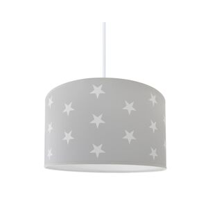 Dětský lustr STARS GREY 1xE27/60W/230V