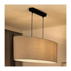 - Lustr na lanku OVAL 2xE27/15W/230V šedá