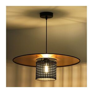 - Lustr na lanku TOKYO RATTAN 1xE27/15W/230V zlatá/černá