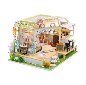 2Kids Toys 2Kids Toys - Dětský domeček Kočičí kavárna se zahrádkou 2xAAA