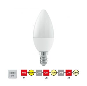 Eglo EGLO 11581 - LED Stmívatelná žárovka E14/6W/230V 3000K - STEPDIMMING
