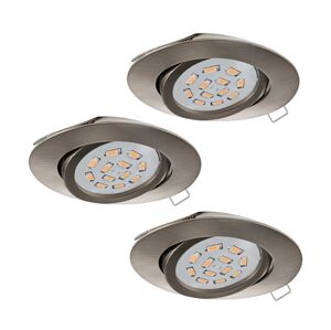 Eglo Eglo 31689 - SADA 3x LED Podhledové svítidlo TEDO 3xGU10-LED/5W/230V