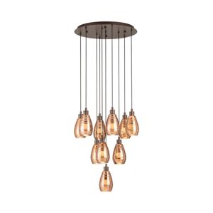 Eglo Eglo 39509 - Lustr na lanku SIRACUSA 10xE27/60W/230V