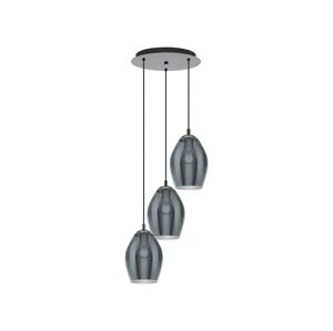 Eglo Eglo 39565 - Lustr na lanku ESTANYS 3xE27/60W/230V