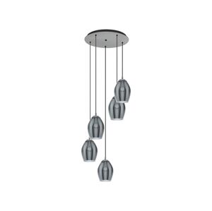 Eglo Eglo 39567 - Lustr na lanku ESTANYS 5xE27/60W/230V