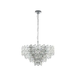 Eglo Eglo 39627 - Lustr na řetězu CALMEILLES 10xE14/25W/230V pr. 78 cm