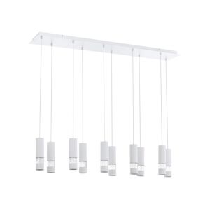 Eglo 39703 - LED Lustr na lanku BERNABETA 10xGU10/5W/230V bílá 39703