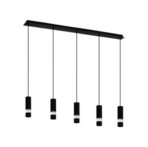 Eglo Eglo 39706 - LED Lustr na lanku BERNABETA 5xGU10/5W/230V černá