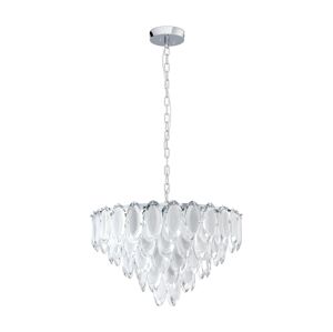 Eglo Eglo 39722 - Lustr na řetězu CARVARIO 10xE14/40W/230V