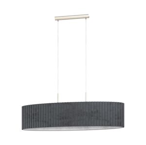 Eglo Eglo 39773 - Lustr na lanku TAMARESCO 2xE27/40W/230V šedá