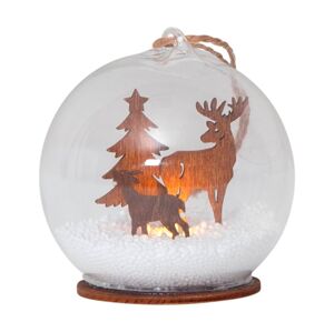 Eglo Eglo 410394 - LED Vánoční dekorace FAUNA 1xLED/0,06W/1xCR2032 hnědá