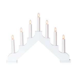 Eglo Eglo 410456 - Vánoční svícen ADA 7xE10/3W/230V bílá