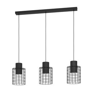 Eglo Eglo 43626 - Lustr na lanku MILLIGAN 3xE27/40W/230V černá