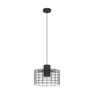 Eglo Eglo 43627 - Lustr na lanku MILLIGAN 1xE27/40W/230V pr. 38 cm černá