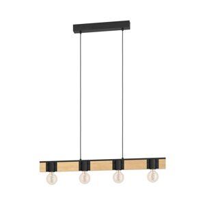 Eglo Eglo 43902 - Lustr na lanku BAILRIGG 4xE27/40W/230V