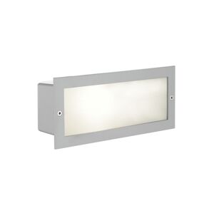 Eglo EGLO 88008 - Venkovní zápustné svítidlo ZIMBA 1xE27/60W stříbrná/bílá IP44