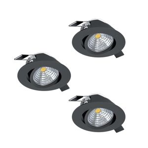 Eglo Eglo 900747 - SADA 3x LED Stmívatelné podhledové svítidlo SALICETO LED/6W/230V
