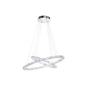 Eglo Eglo 93946 - LED Závěsné křišťálové svítidlo TONERIA LED/64W/230V