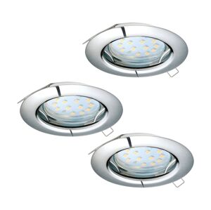 Eglo Eglo 94236 - SADA 3x LED Podhledové svítidlo PENETO 3xGU10-LED/3W/230V